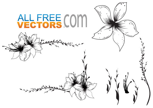 Free Floral Clip Art Vector