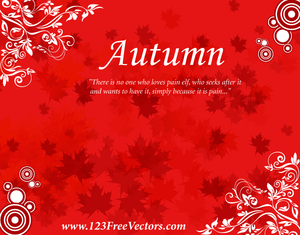 Free Autumn Background Vector