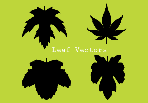 Autumn Leaf Silhouette Clip Art