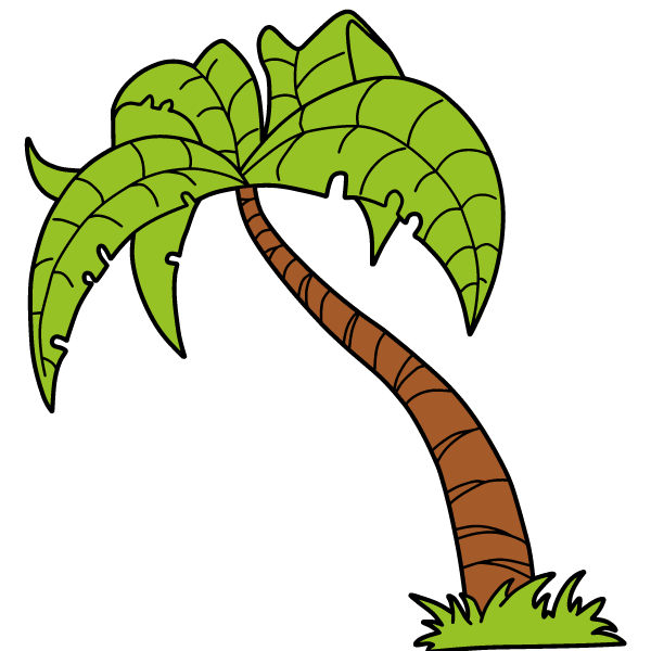 Stock Vector Palm Tree