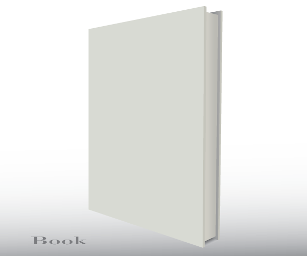 Free Vector Blank Empty 3d Book Cover Template