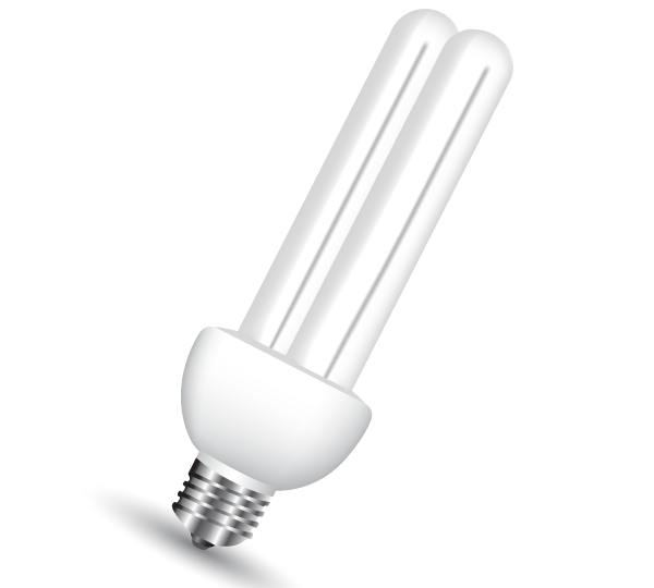 Vector Energy Saving Light Bulb