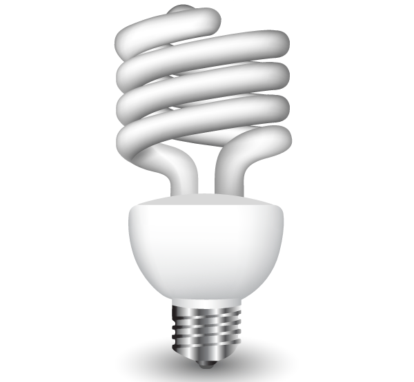 Vector Energy Saving Fluorescent Light Bulb