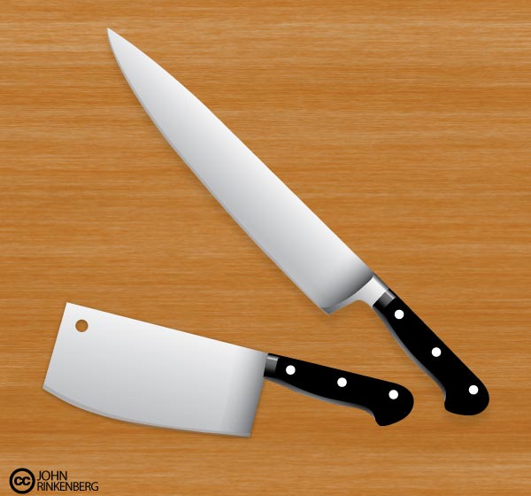 Free Vector Butcher Knife