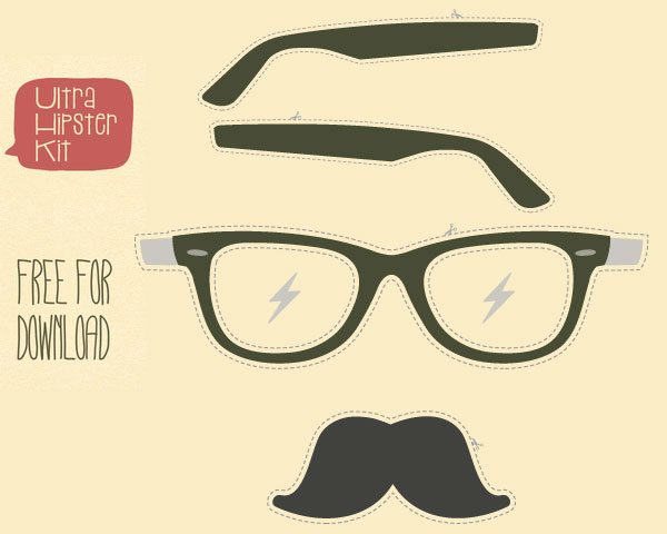 Free Vector Hipster Kit