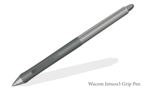 Vector Wacom Intuos3 Grip Pen