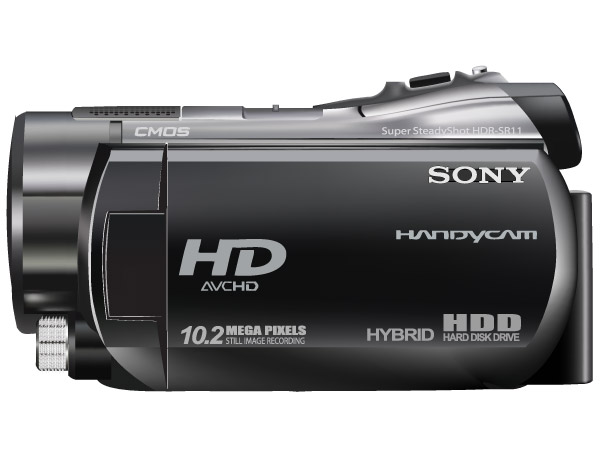 Sony Handycam HDR SR11 Vector Illustration