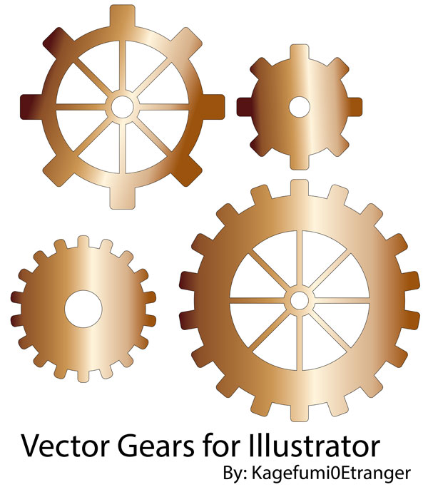Gears Illustrator