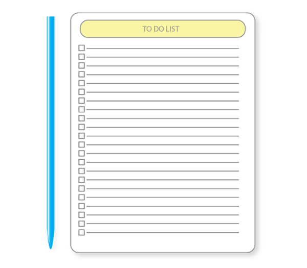 To Do List Vector Graphics