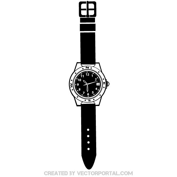 Wrist Watch Illustration