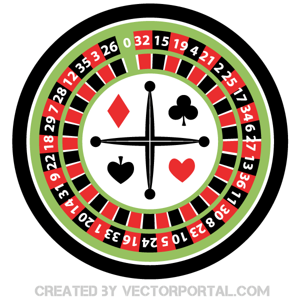 Casino Roulette Wheel Illustration