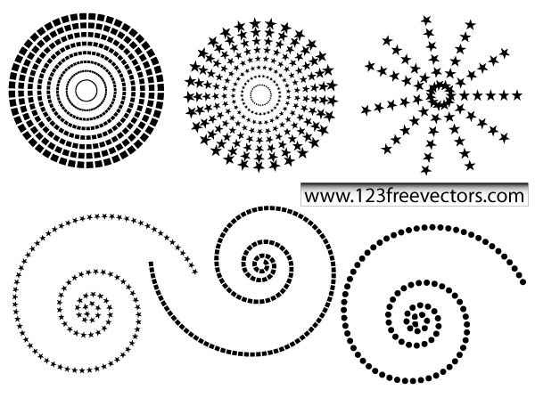 Dotted Patterns Vector