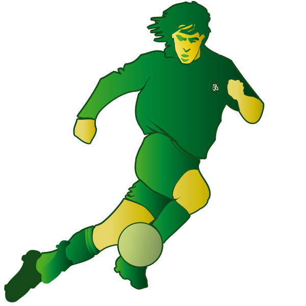 Soccer Player Vector