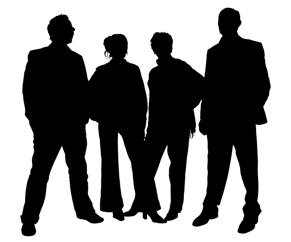 Vector Family People Silhouettes