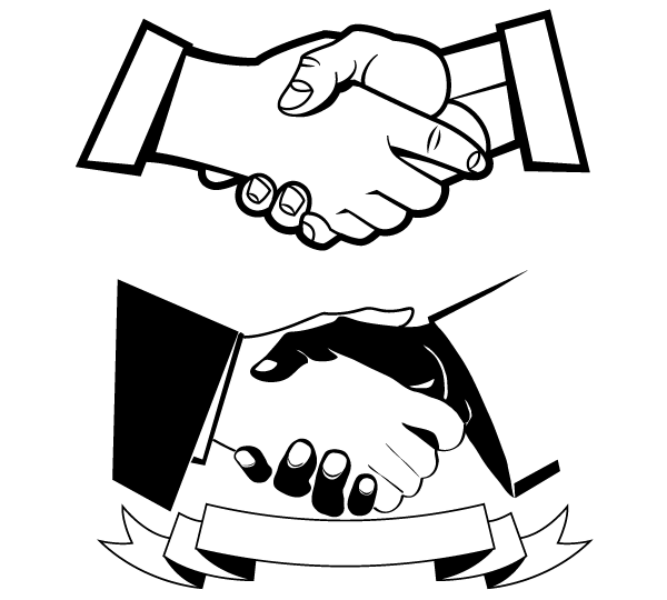 Handshake Vector Image