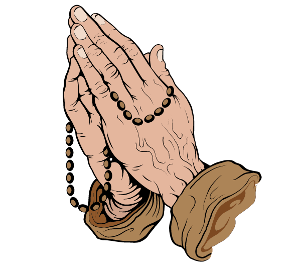 Praying Hands Vector Image