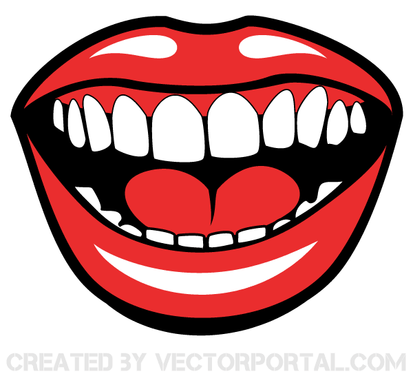 Smiling Mouth Vector Graphics