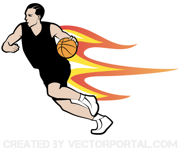 Vector Basketball Player Image
