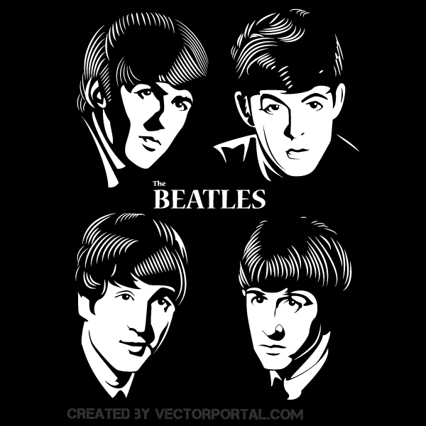 Beatles Vector Image