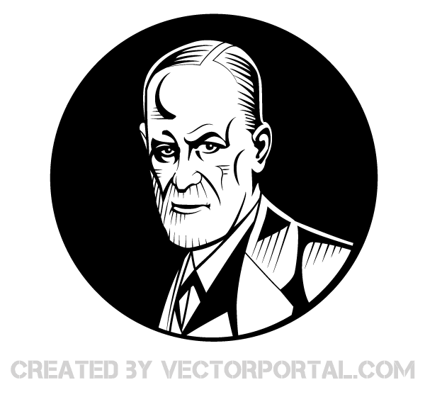 Sigmund Freud Vector Image