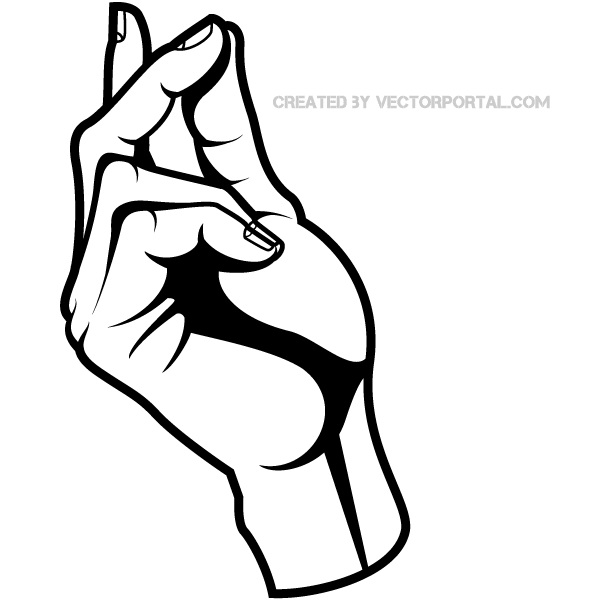 Finger Snap Vector