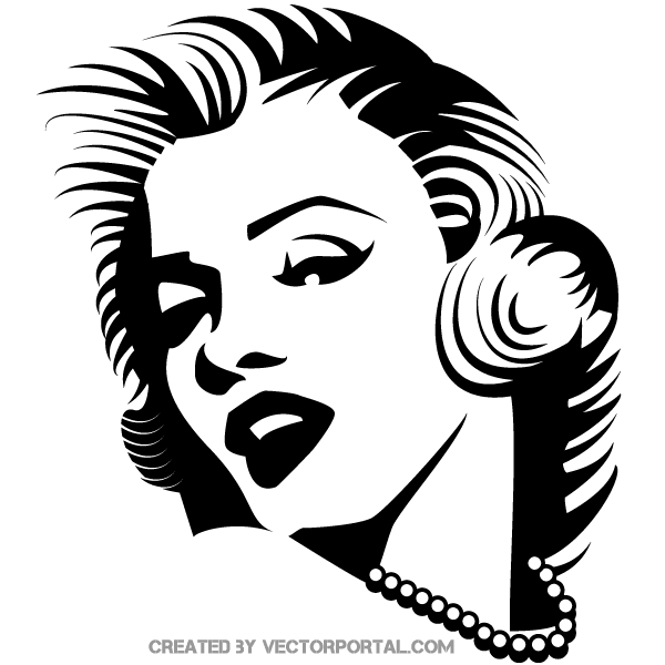 Marilyn Monroe Vector Image