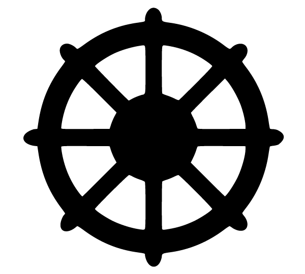 Dharmachakra Symbol Vector