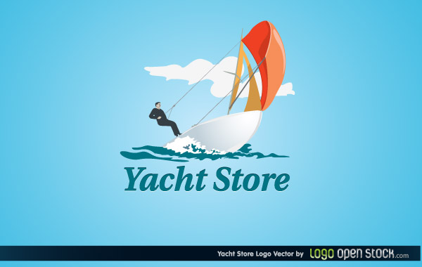 Yacht Store Logo Vector