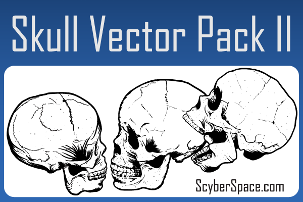 Skull Vector Pack Illustrator Free