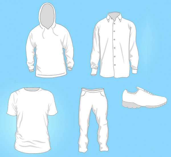 Free Clothing Templates Vector