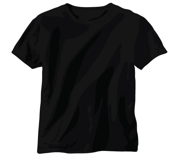 Free Vector Black Shirt Template