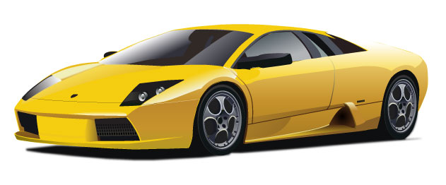 Lamborghini In Vector