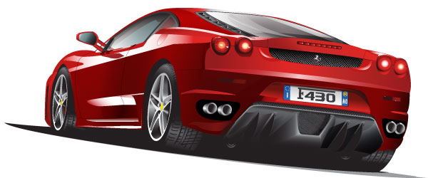 Free Ferrari Illustrated