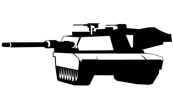 Abrams Tank Vector