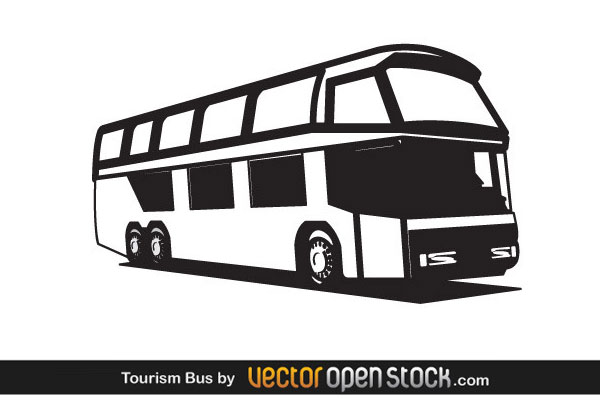 Vector Tourist Bus