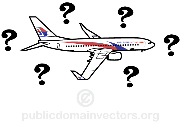 Illustration of Malaysian Airplane Mystery