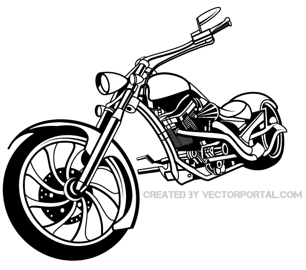 Vector Chopper Motorcycle
