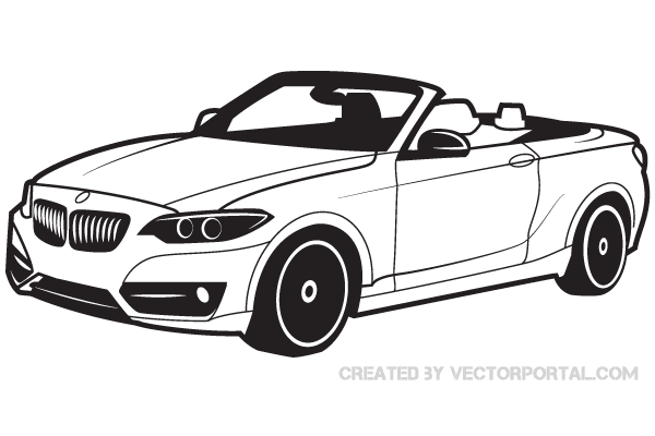 BMW Car Vector Image