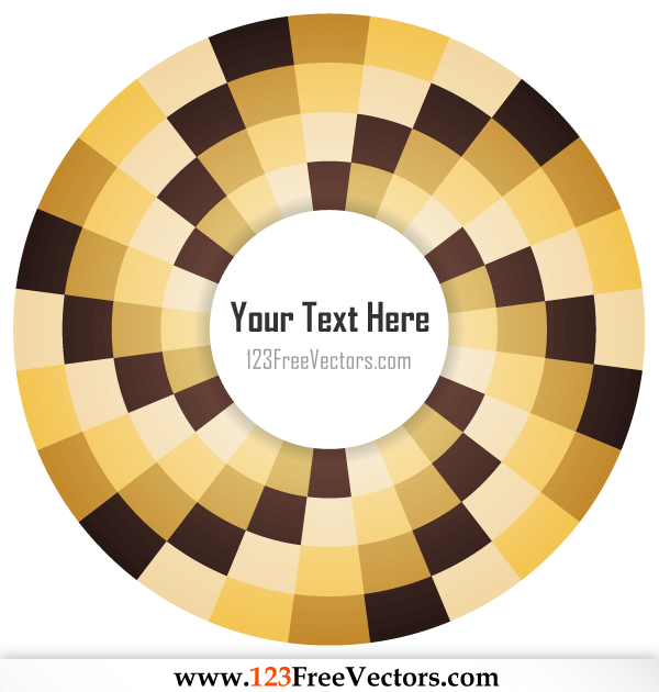 Optical Illusions Background Vector for Your Text
