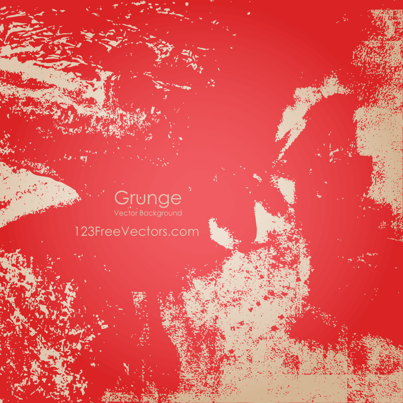 Free Vector Red Grunge Background
