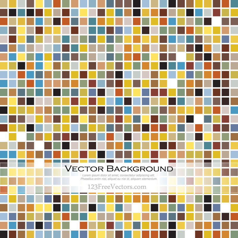 Mosaic Tile Background Vector