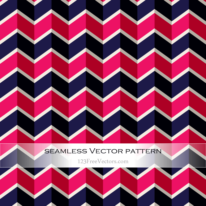 Navy and Pink Chevron Pattern Background