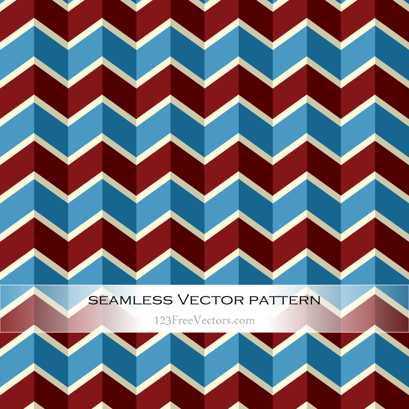Vintage Colorful Chevron Pattern Vector