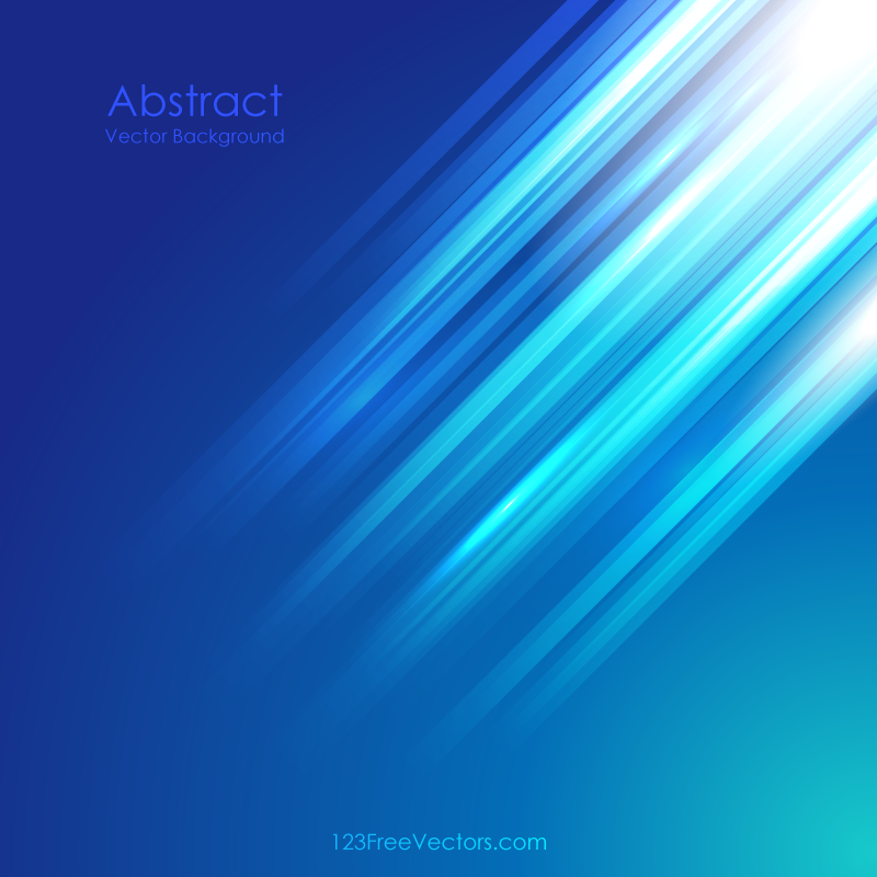 Blue Abstract Straight Lines Vector Background Illustrator