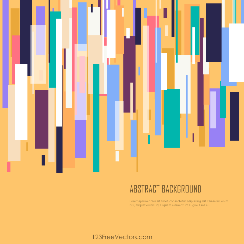 Colorful Geometric Rectangle Background Vector