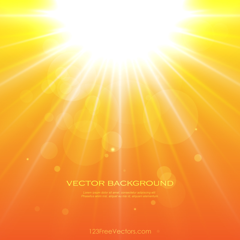Sunlight Background Vector