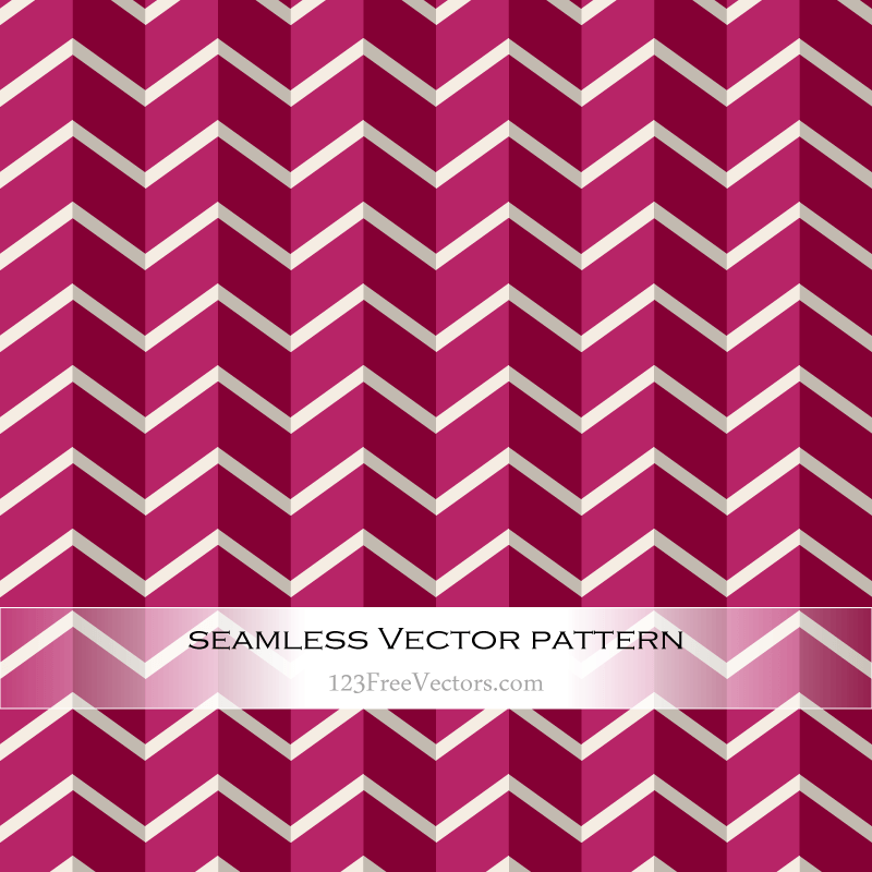 Dark Pink Zig Zag Pattern Vector