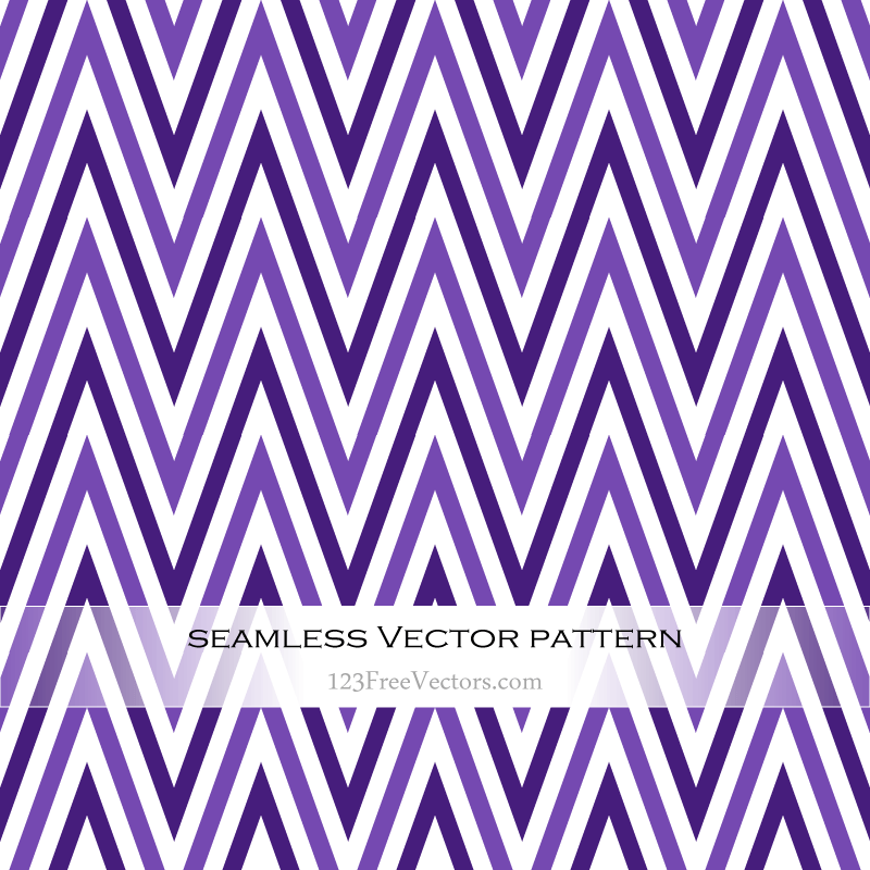 Violet Zig Zag Pattern Background Vector