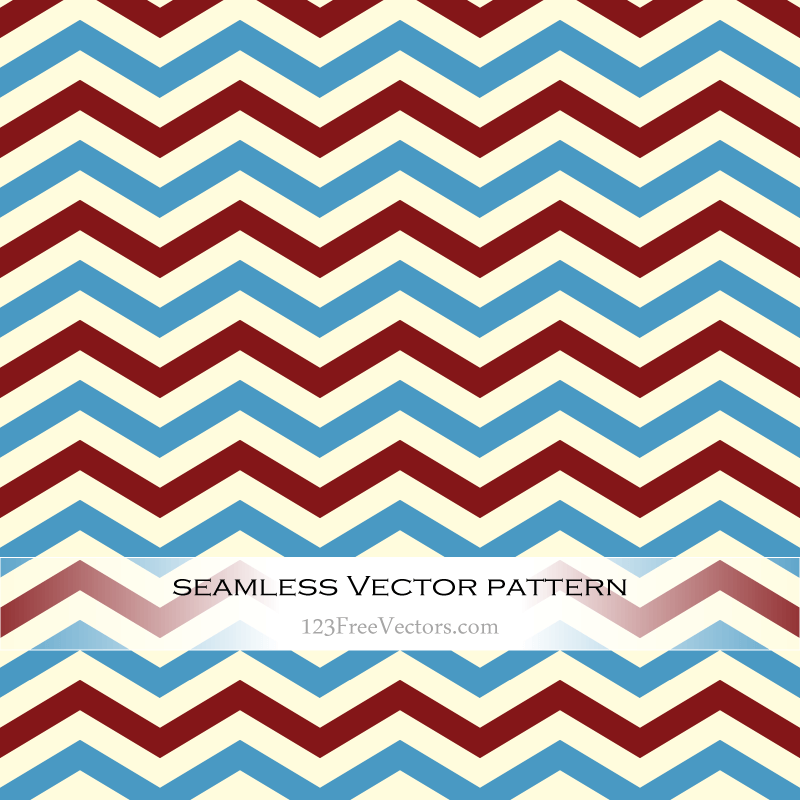 Retro Zigzag Seamless Pattern Vector