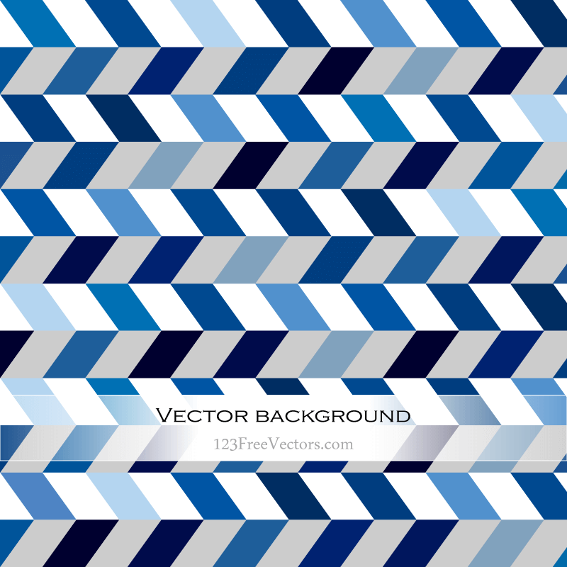 Abstract Blue Chevron Background